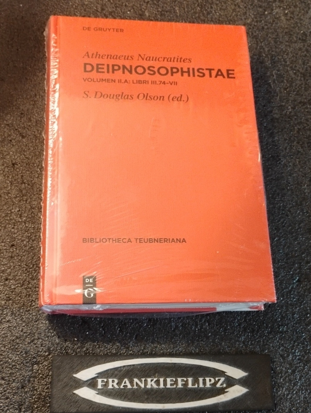 Red Hardcover Book - Deipnosophistae (S. Douglas Olson, ed.)